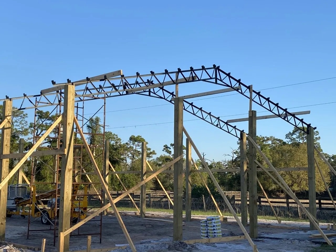 Custom barndominium exterior — Central Florida