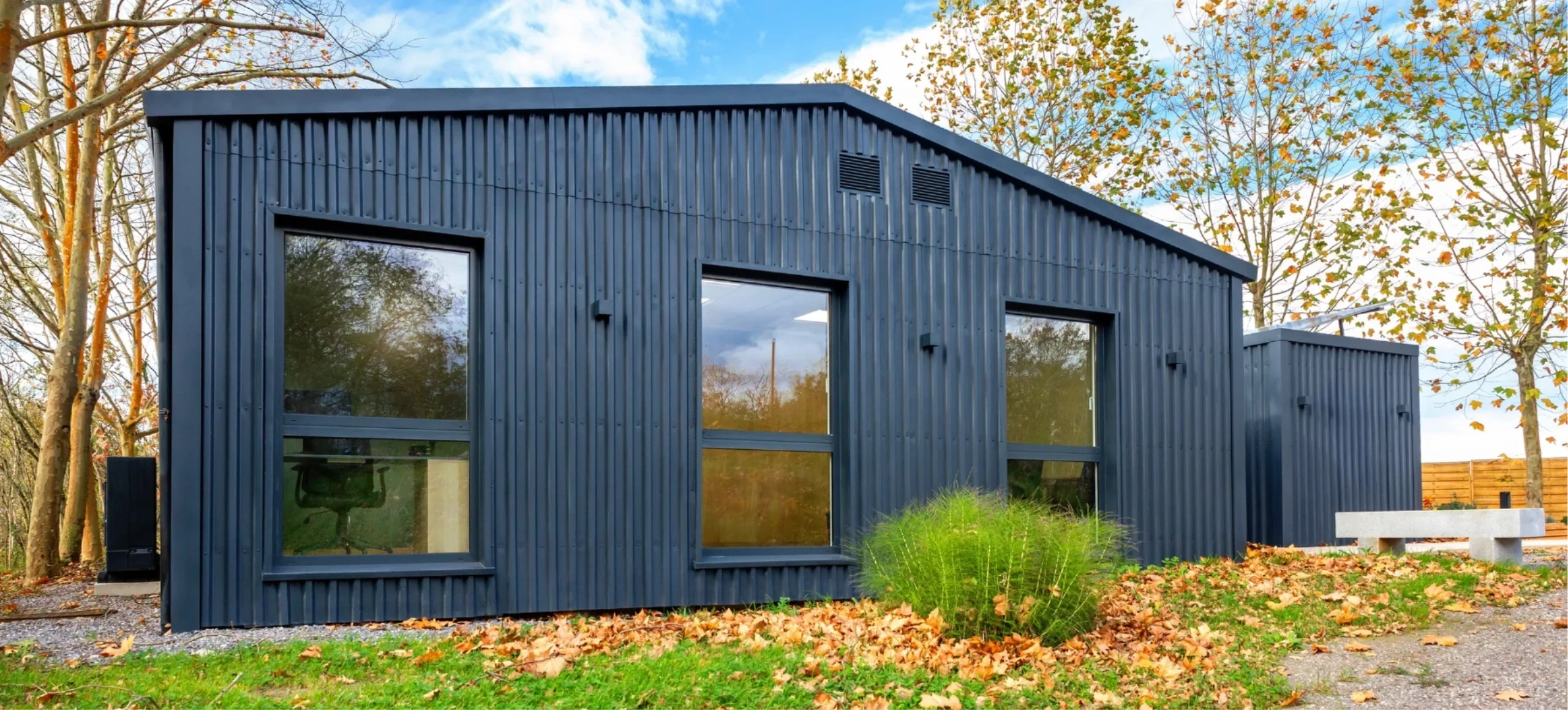 Metal building custom home on rural property