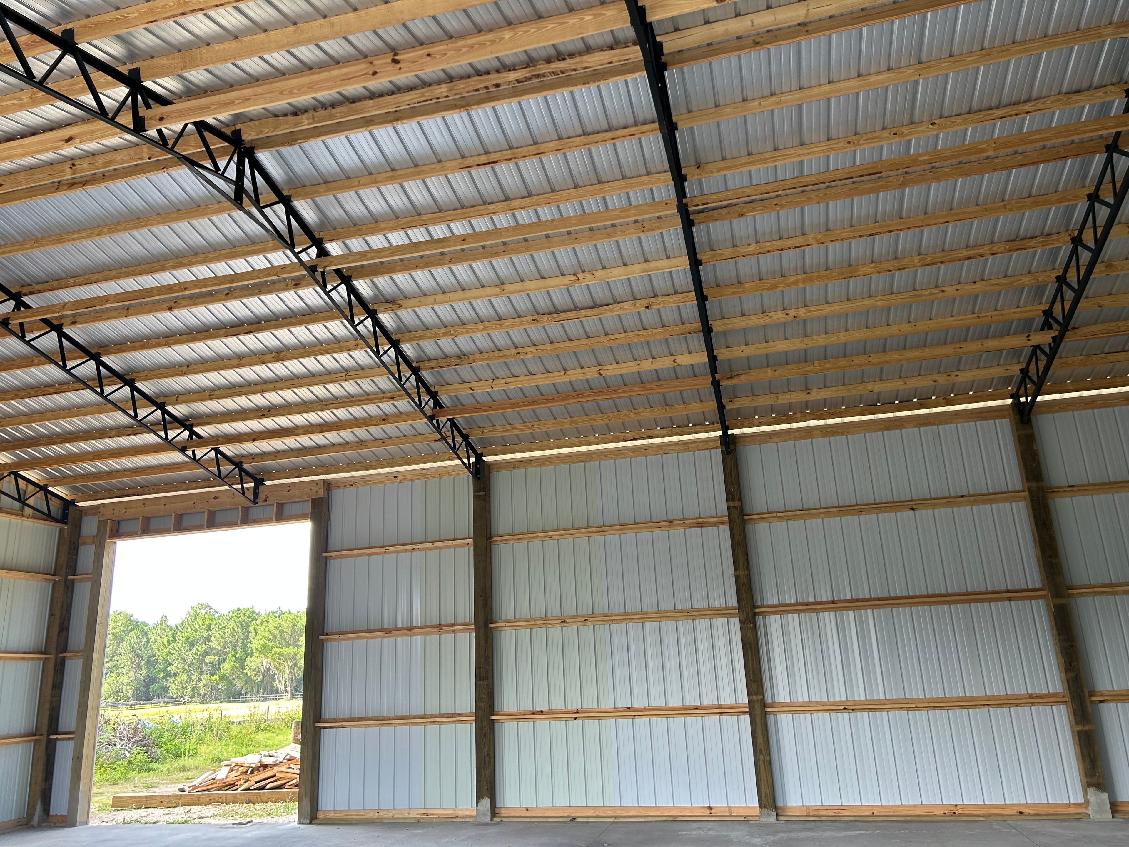 Large agricultural barn — Osceola County